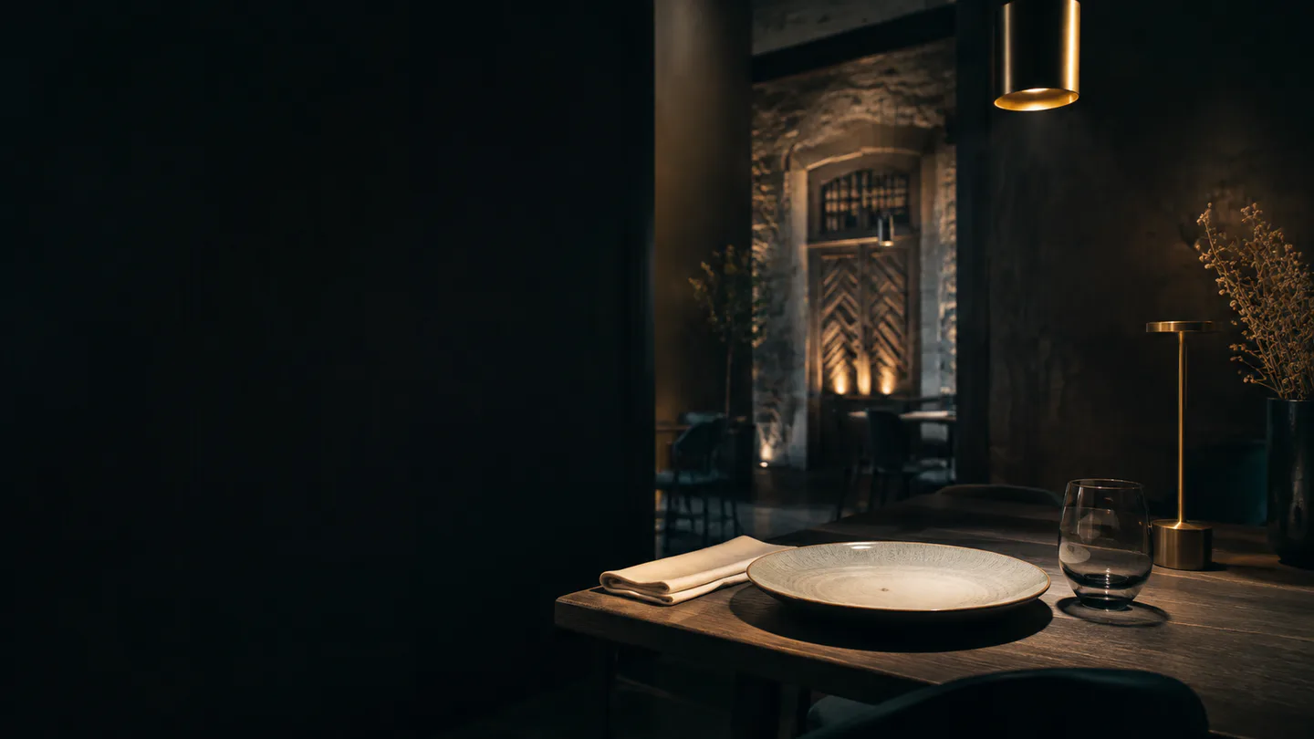 Atmosphäre des Restaurantbeispiels
